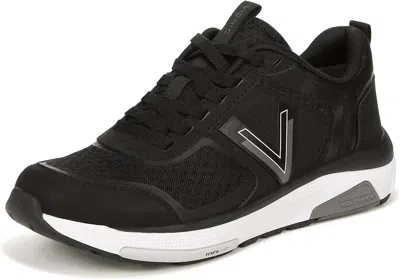 Vionic Wide Width Walk Strider Walking Sneaker In Black
