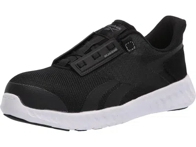 Reebok Work Wide Width Sublite Legend Composite Toe Work Sneaker In Black