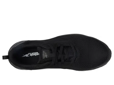 Reebok Work Wide Width Astroride Strike Composite Toe Work Sneaker In Black