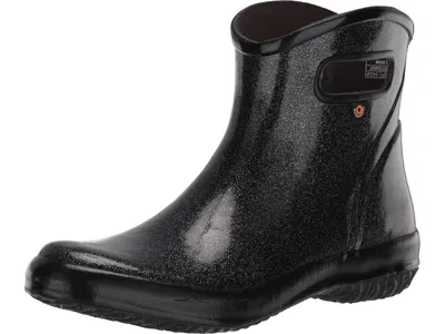 Bogs Rain Boots Ankle Glitter In Black