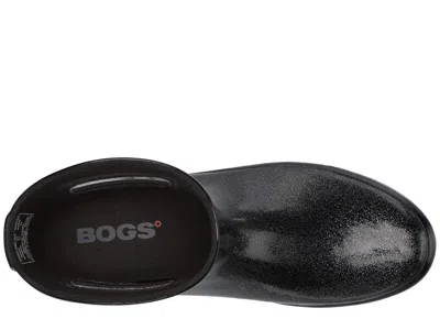 Bogs Rain Boots Ankle Glitter In Black