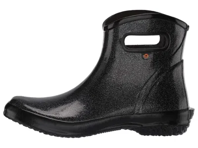Bogs Rain Boots Ankle Glitter In Black