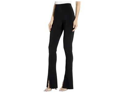 Norma Kamali Spat Stretch-jersey Flared Leggings In Black