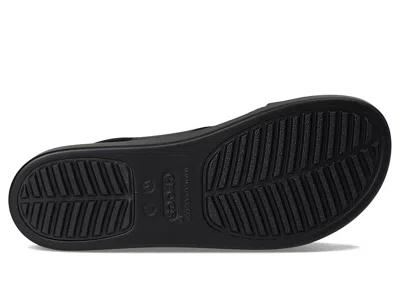 Crocs Brooklyn Low Wedge In Black