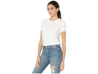 Commando Essential Cotton Crew Neck Bodysuit In White