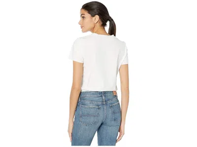 Commando Essential Cotton Crew Neck Bodysuit In White