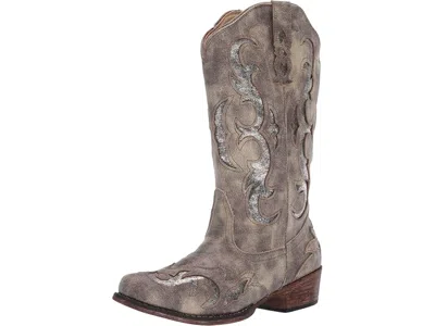 Roper Riley Flextra Glitter Cowboy In Multi