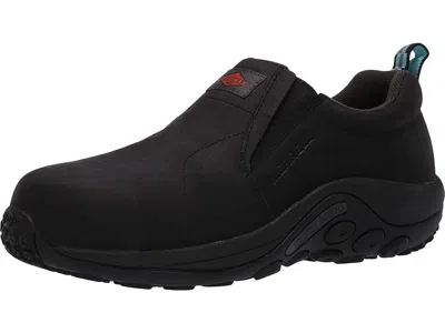 Merrell Work Jungle Moc Leather Composite Toe In Black