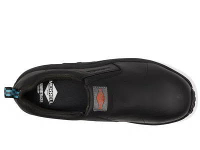 Merrell Work Jungle Moc Leather Composite Toe In Black
