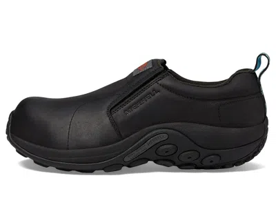 Merrell Work Jungle Moc Leather Composite Toe In Black