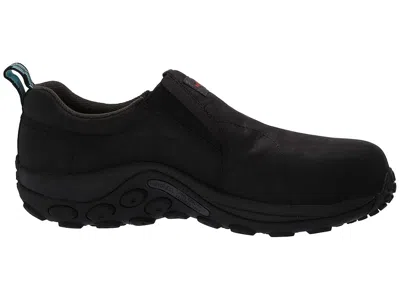 Merrell Work Jungle Moc Leather Composite Toe In Black