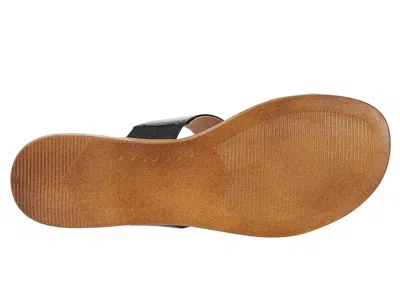 Steve Madden Dual Flat Sandal In Black