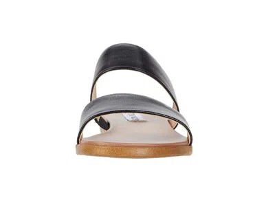Steve Madden Dual Flat Sandal In Black