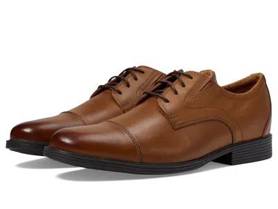 Clarks Wide Width Dresslite Cap Toe Oxford In Brown