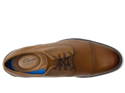 Clarks Wide Width Dresslite Cap Toe Oxford In Brown