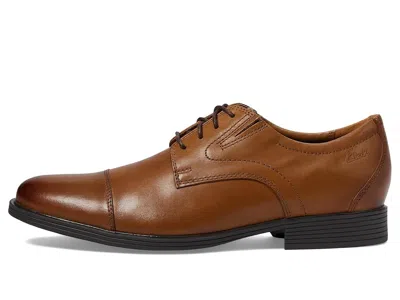 Clarks Wide Width Dresslite Cap Toe Oxford In Brown