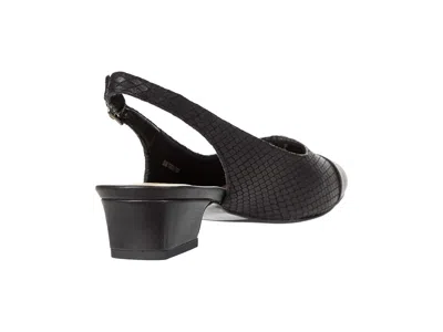 Trotters Dea Woven Slingback Pump In Black