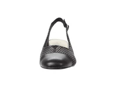 Trotters Dea Woven Slingback Pump In Black