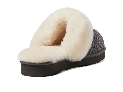 Ugg Cozy Knit Slipper In Gray