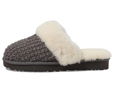 Ugg Cozy Knit Slipper In Gray