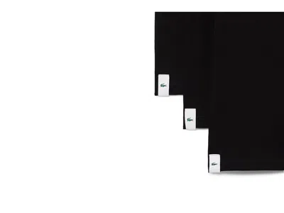 Lacoste 3-pack V-neck Regular Fit Essential T-shirt In Black