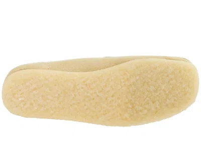 Clarks Suede Wallabee Boot In Yellow