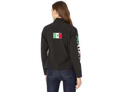 Ariat Classic Team Softshell Mexico Jacket In Black