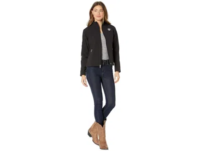 Ariat Classic Team Softshell Mexico Jacket In Black