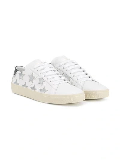 Shop Saint Laurent Sneakers Mit Sterne-applikation In White