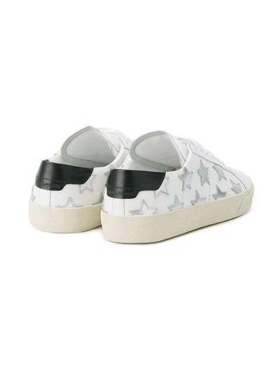 Shop Saint Laurent Sneakers Mit Sterne-applikation In White