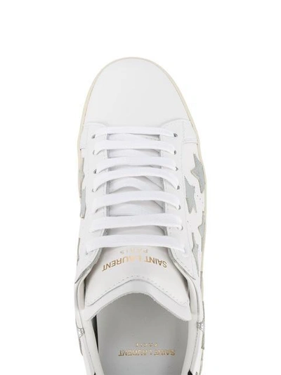 Shop Saint Laurent Sneakers Mit Sterne-applikation In White