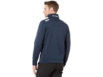 Helly Hansen Crew Fleece Jacket In Blue