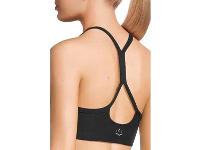 Beyond Yoga Spacedye Slim Racerback Medium Support Bra In Black