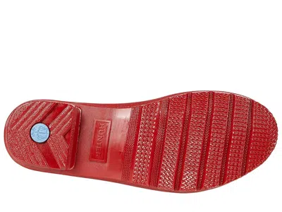 Hunter Original Chelsea Gloss Boot In Military Red