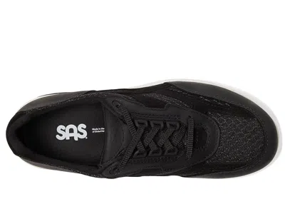 Sas Tour Mesh Comfort Walking Sneaker In Black
