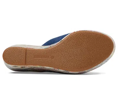 Spring Step Laylani Wedge Sandal In Blue