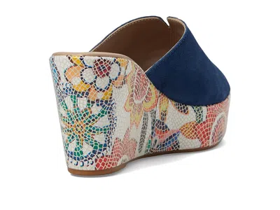 Spring Step Laylani Wedge Sandal In Blue