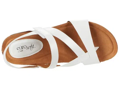 Eurosoft Gianetta Ankle Strap Sandal In White