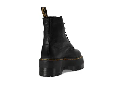 Dr. Martens 1460 Pascal Max Leather Platform Boots In Black