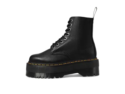 Dr. Martens 1460 Pascal Max Leather Platform Boots In Black