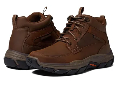 Skechers Wide Width Respected Boswell Boot In Brown