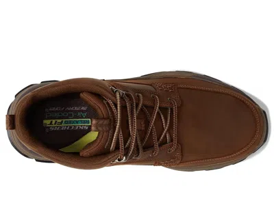 Skechers Wide Width Respected Boswell Boot In Brown