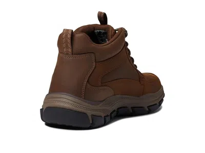 Skechers Wide Width Respected Boswell Boot In Brown