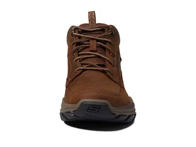 Skechers Wide Width Respected Boswell Boot In Brown