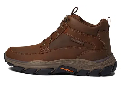 Skechers Wide Width Respected Boswell Boot In Brown
