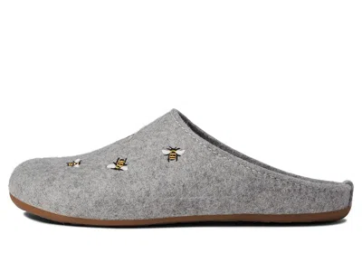 Haflinger Api Slippers Silver Grey : Eu 42 (us In Gray
