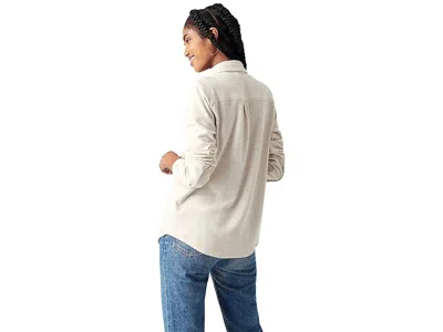 Faherty Legend Sweater Shirt In White