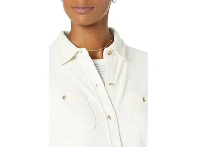 Faherty Legend Sweater Shirt In White