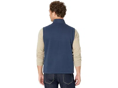 Johnston & Murphy Reversible Solid Vest In Blue