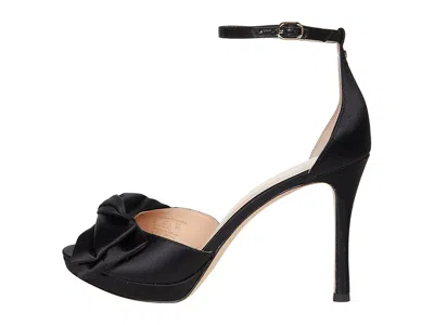 Kate Spade 100mm Bow-detail Satin Sandals In Black